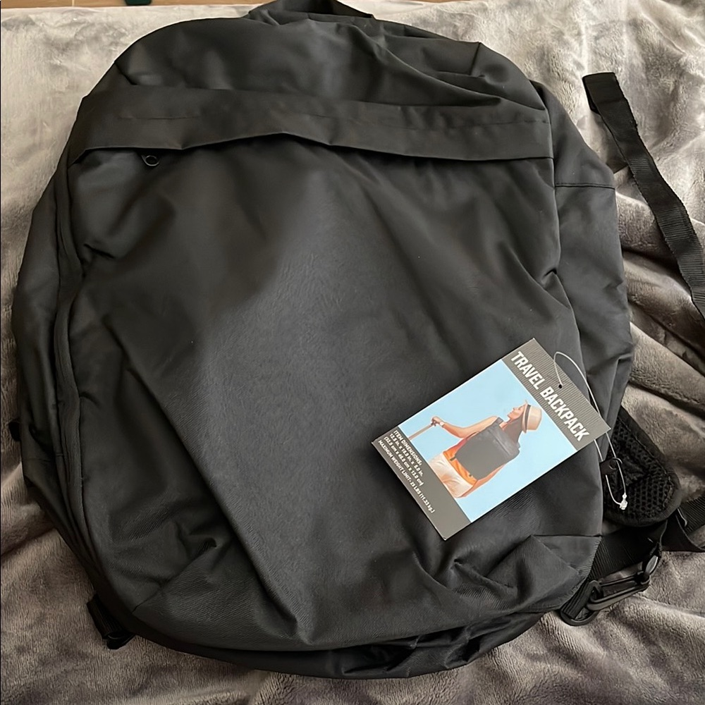 Black Travel Backpack
